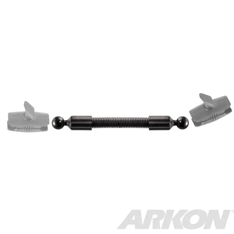 10 inch Double Socket Arm Extension Pole with 25mm (1 inch) Ball Ends