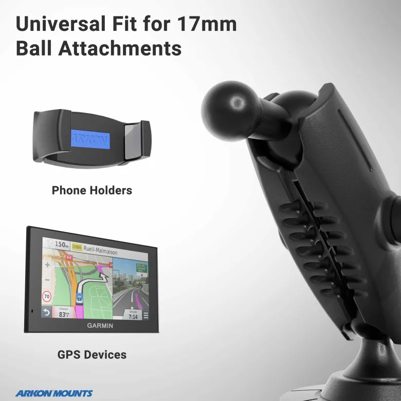 Adhesive Mounting Pedestal - 17mm Ball Compatible