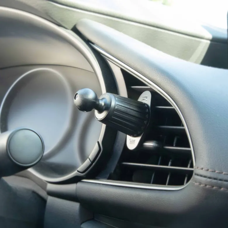 Adjustable Car Vent Mount with 17mm Ball