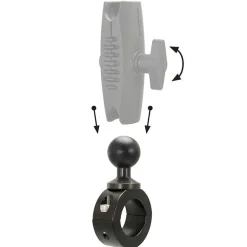 Aluminum Motorcycle Handlebar Mount - 25mm (1 inch) Compatible