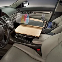 AutoExec GripMaster Car Desk with Mega Grip™ and Slim-Grip® Ultra Pro Drill-Base Mounts