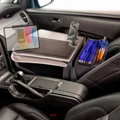 AutoExec GripMaster Car Desk with Mega Grip™ and Slim-Grip® Ultra Pro Drill-Base Mounts