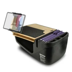 AutoExec GripMaster Car Desk with Slim-Grip® Ultra Pro Drill-Base Mount