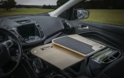 AutoExec GripMaster Car Desk with Slim-Grip® Ultra Pro Drill-Base Mount