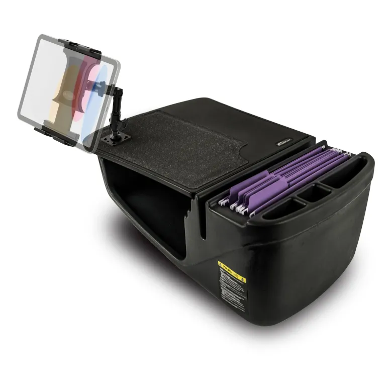 AutoExec GripMaster Efficiency Car Desk with Slim-Grip® Ultra Pro Multi-Angle Mount