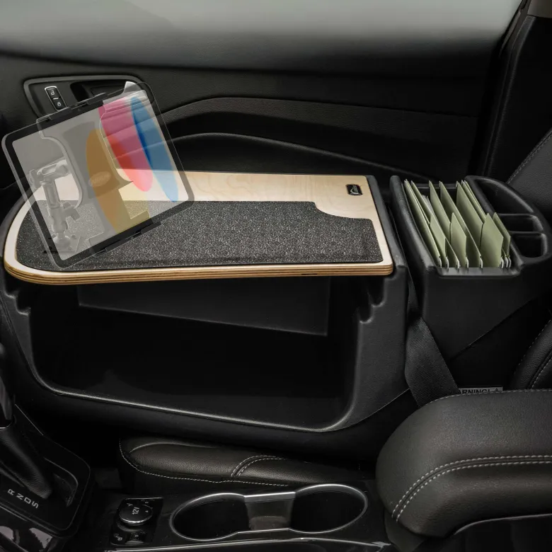 AutoExec GripMaster Efficiency Car Desk with Slim-Grip® Ultra Pro Multi-Angle Mount