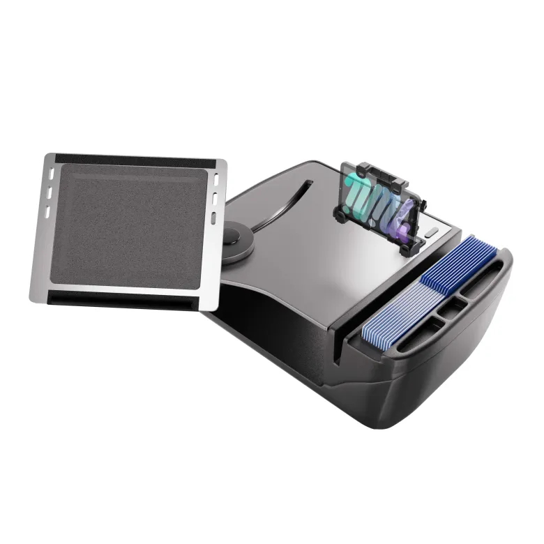 AutoExec Reach Front Seat Car Desk with LockVise™ Locking Tablet Multi-Angle Mount