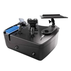 AutoExec Reach Front Seat Car Desk with Slim-Grip® Ultra Pro and RoadVise® Ultra Pro Drill-Base Mount