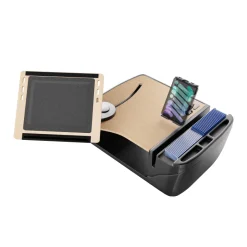 AutoExec Reach Front Seat Car Desk with Slim-Grip® Ultra Pro Drill-Base Mount