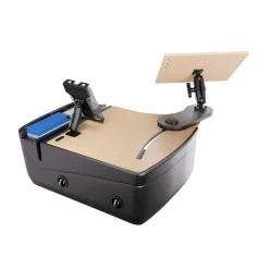 AutoExec Reach Front Seat Car Desk with Slim-Grip® Ultra Pro Drill-Base Mount