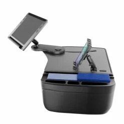 AutoExec Reach Front Seat Car Desk with Slim-Grip® Ultra Pro Drill-Base Mount