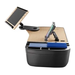 AutoExec Reach Front Seat Car Desk with Slim-Grip® Ultra Pro Drill-Base Mount