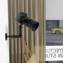 Camera Wall Mount with Multi-Angle Arm for Security Camcorders & Cameras