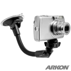 Camera Windshield Suction Car Mount with 8.5 Inch Gooseneck