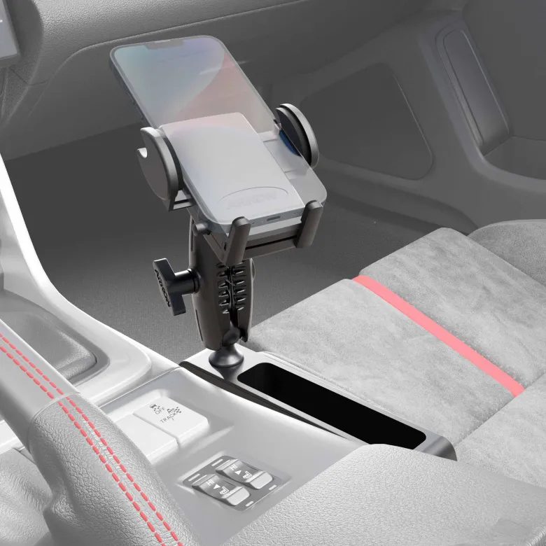 Car Console Wedge Mega Grip™ Phone Mount Holder