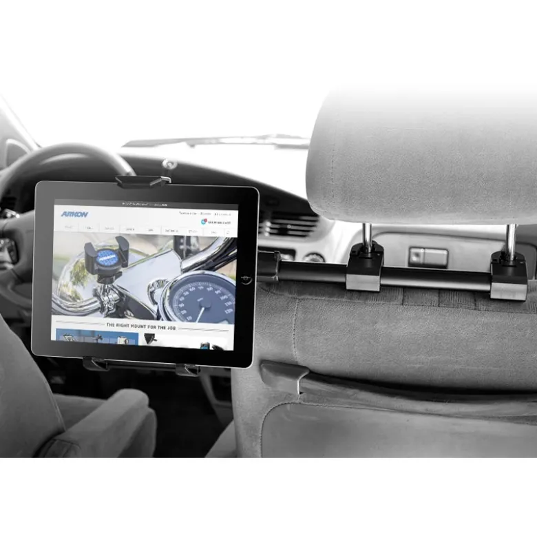 Car Headrest Extension Tablet Mount for iPad, Note, and more