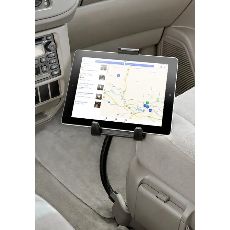 Car or Truck Seat Rail or Floor Tablet Mount for iPad, Note, and more