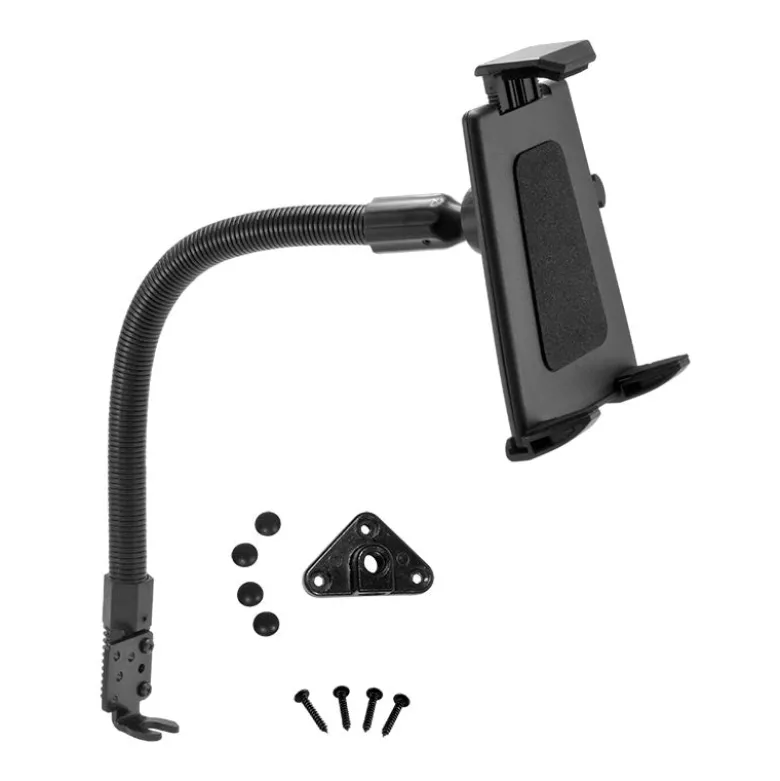Car or Truck Seat Rail or Floor Tablet Mount for iPad, Note, and more