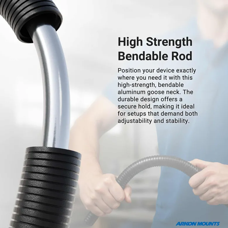 Car or Truck Seat Rail or Floor Mega Grip™ Phone Holder Mount