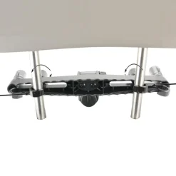 Car Seat Headrest Mount Pedestal with Tiltable Arm - Dual T-Tab Compatible