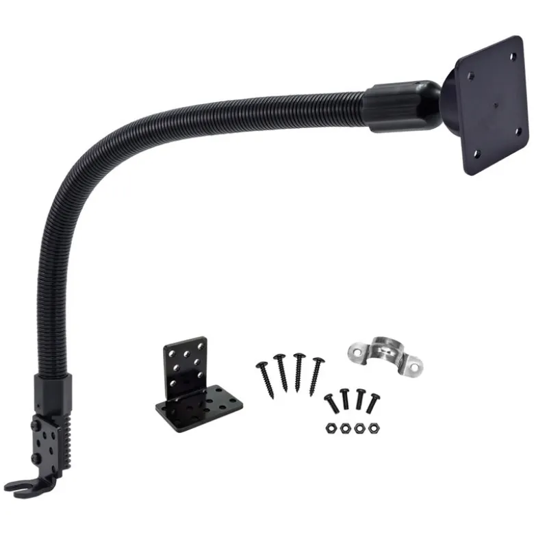 Car Seat Rail or Floor Mount with 22" Gooseneck and AMPS Head for Satellite Radios