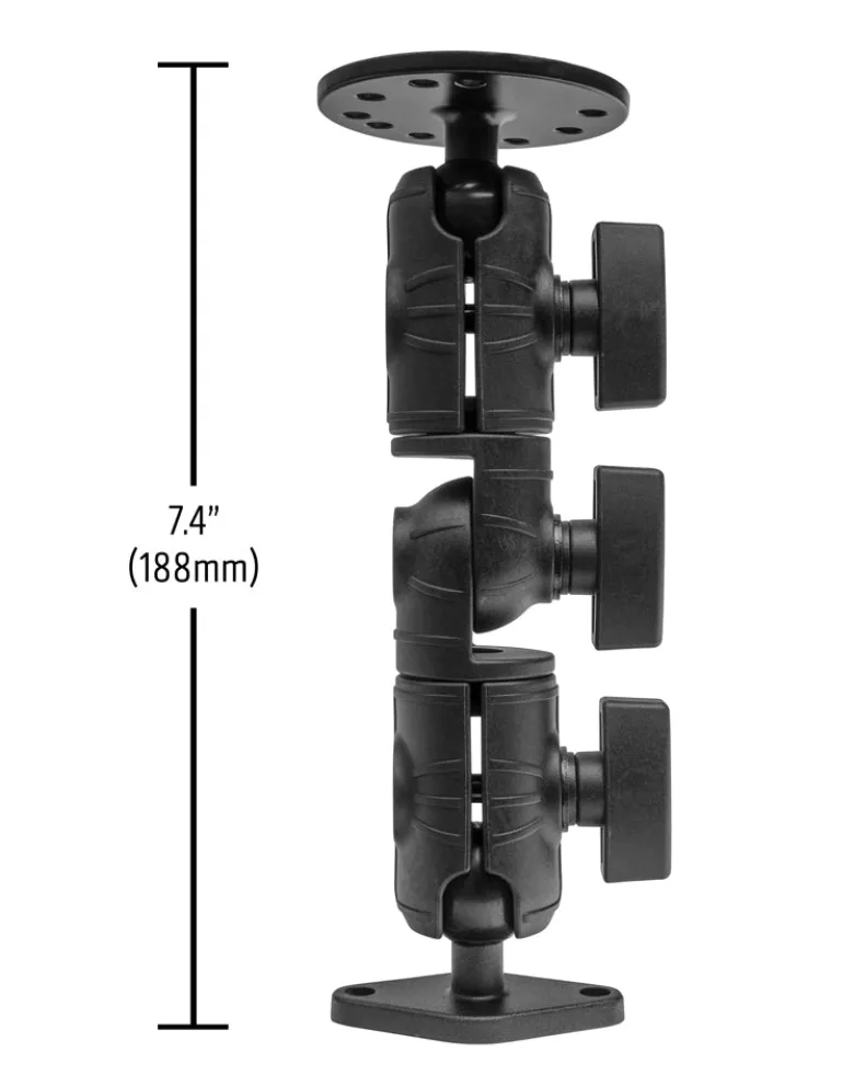 Circular Mounting Pattern with Diamond-Shaped Drill Base Mount