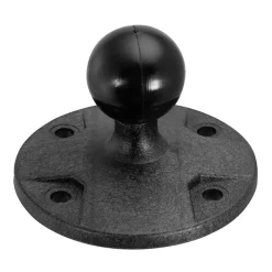 Circular Plastic 25mm (1 inch) Ball to 4-Hole AMPS Adapter