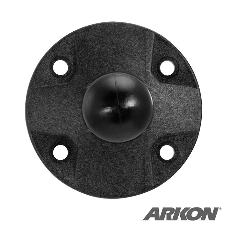 Circular Plastic 25mm (1 inch) Ball to 4-Hole AMPS Adapter