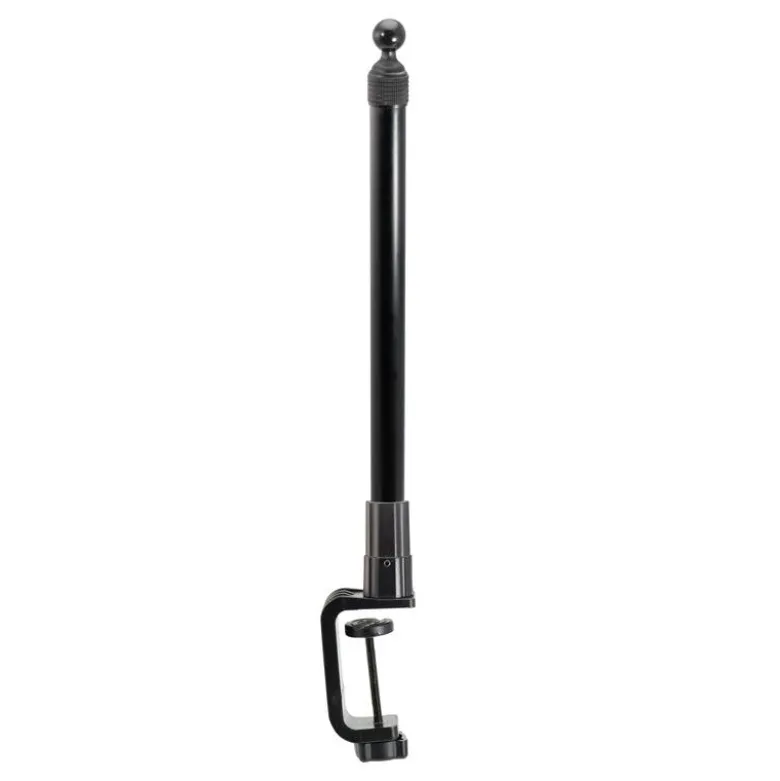 Clamp and Extendable 17-29 inch Pole with 25mm (1 inch) Ball
