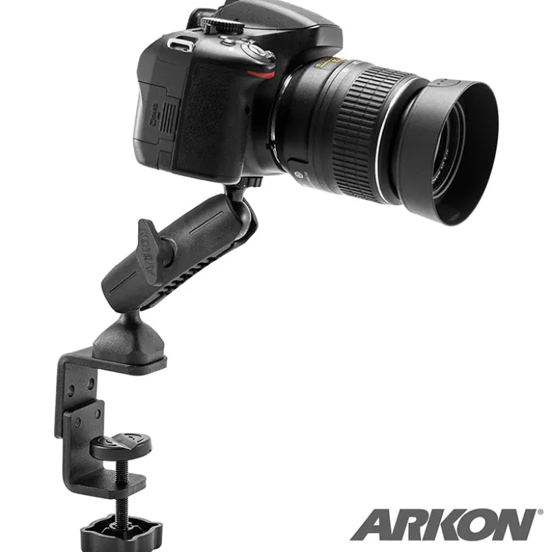 Clamp Camera Mount for Nikon Sony Samsung Canon Olympus Panasonic Cameras