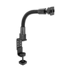 Clamp Mounting Pedestal with 12" Gooseneck - Dual-T Compatible