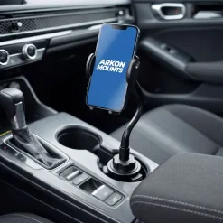 Cup Holder Phone Mount with Gooseneck and 17mm Ball