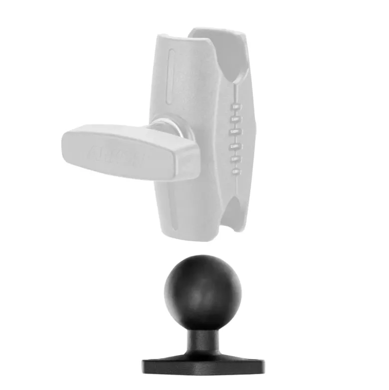 Diamond-Shaped Metal 38mm (1.5 inch) Ball to 2-Hole AMPS Compatible Adapter