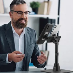 Dual Phone Magnetic Mount Desk Stand