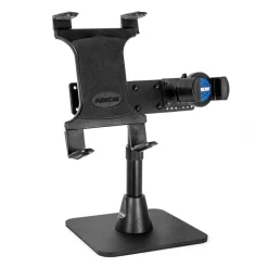Dual Slim-Grip® Tablet Holder and RoadVise® Phone Holder with Desk Stand Mount for Side-by-Side Streaming