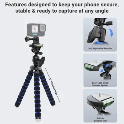 Flexible 11" Tripod for GoPro HERO Action Cameras
