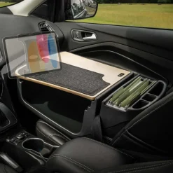 GripMaster Efficiency Car Desk with Slim-Grip® Ultra Pro Drill-Base Mount