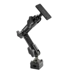 Heavy Duty Aluminum Car Headrest Mount with 4-Hole AMPS Head