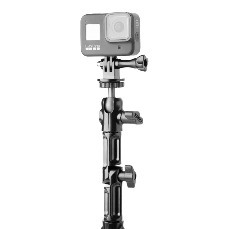 Heavy-Duty Adjustable Clamp Mount for GoPro HERO Action Cameras