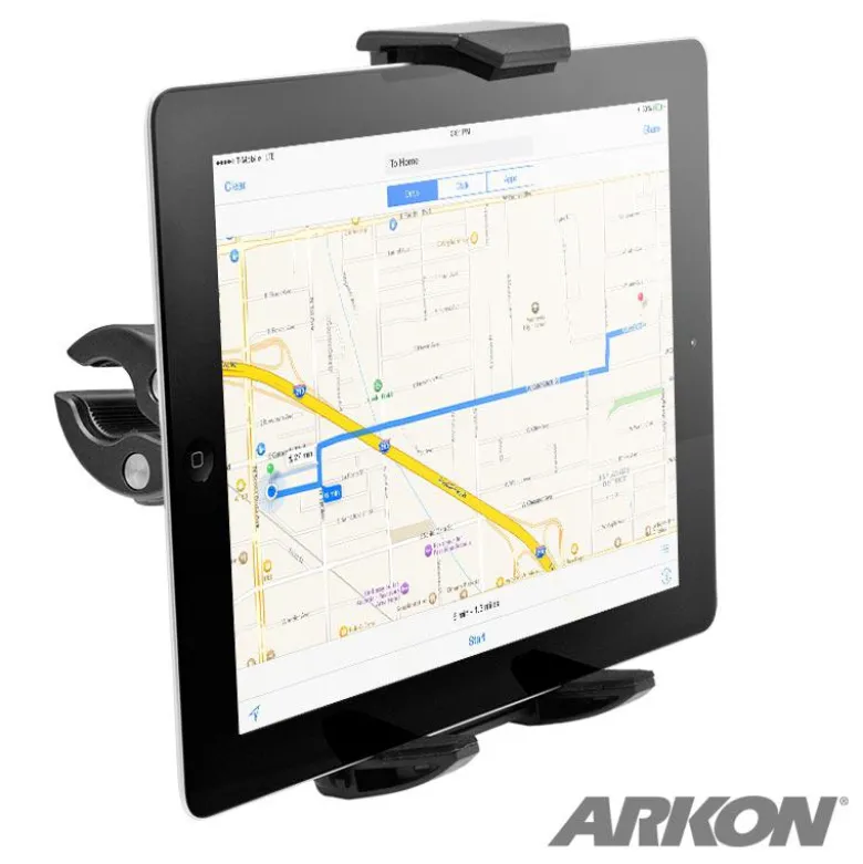 Heavy-Duty Clamp Post Tablet Mount for iPad, Note, Tab and more