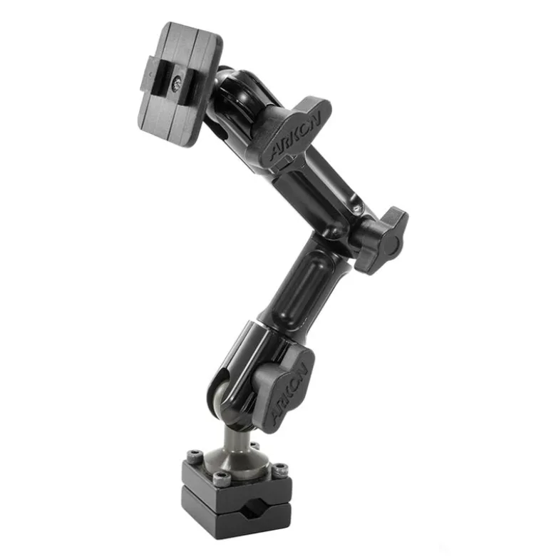 Heavy-Duty Headrest Mounting Pedestal with Multi-Angle 8" Arm