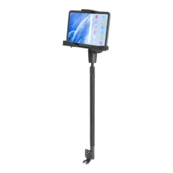 Heavy-Duty Locking Tablet Holder with Car/Truck Seat Rail Mount