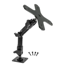 Heavy-Duty Multi-Angle Drill-Base Mounting Pedestal for VESA 75/VESA 100 Compatible Devices