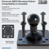 Heavy-Duty Multi-Angle Drill-Base Mounting Pedestal with 8" Arm - Dual-T Compatible