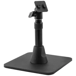 Heavy-Duty Pedestal Stand with Weighted Base and Telescoping Arm - Dual-T Compatible