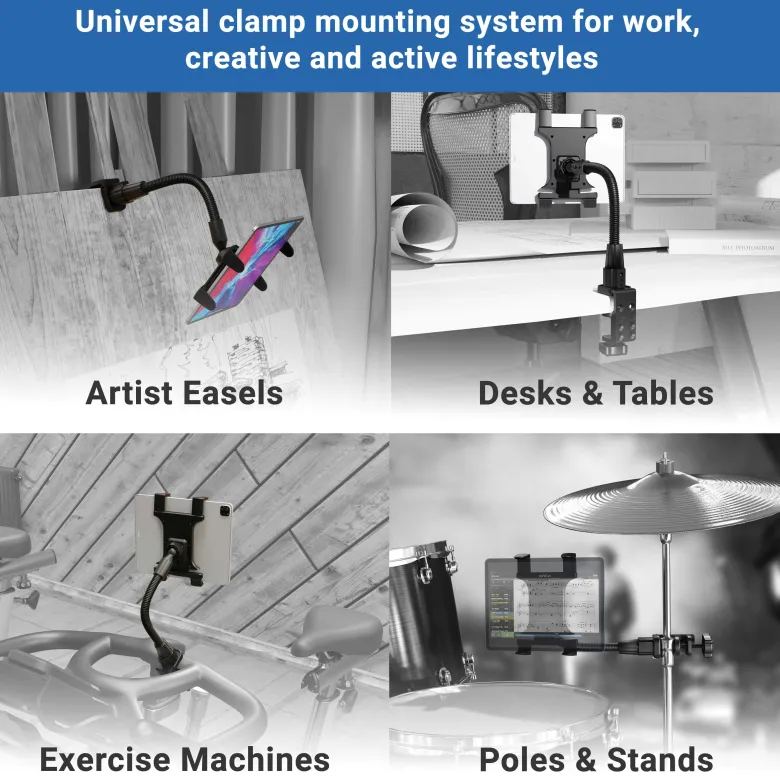 Heavy-Duty Slim-Grip® Tablet Clamp Mount