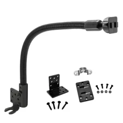 Heavy-Duty Truck Seat Rail Floor Mount Pedestal - Dual-T Compatible