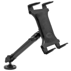 Heavy-Duty Wall or Counter Drill-Base Tablet Mount with 10" Arm for iPad, Note, and more