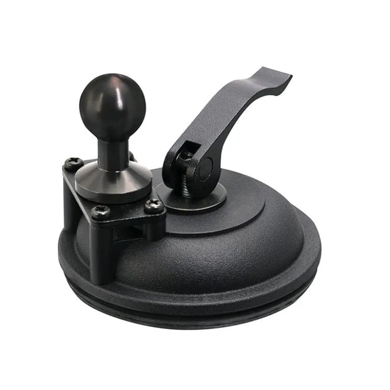 Heavy-Duty Windshield Suction Base with Rubber 25mm (1 inch) Ball