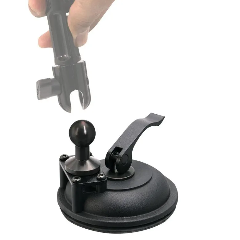 Heavy-Duty Windshield Suction Base with Metal 20mm Ball